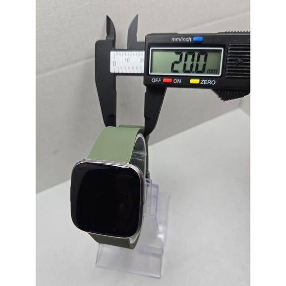 Fitbit Versa 2 Smartwatch Gray 40mm Alexa WR50M Always On Display No Charger - Picture 6 of 10